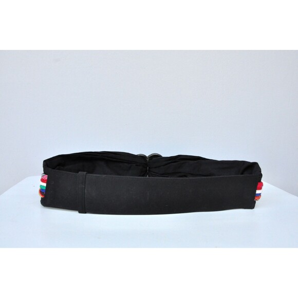 Ginnie Johansen Designs Dallas Belt - Made in USA Rare Black & Metal Heart - Picture 10 of 10